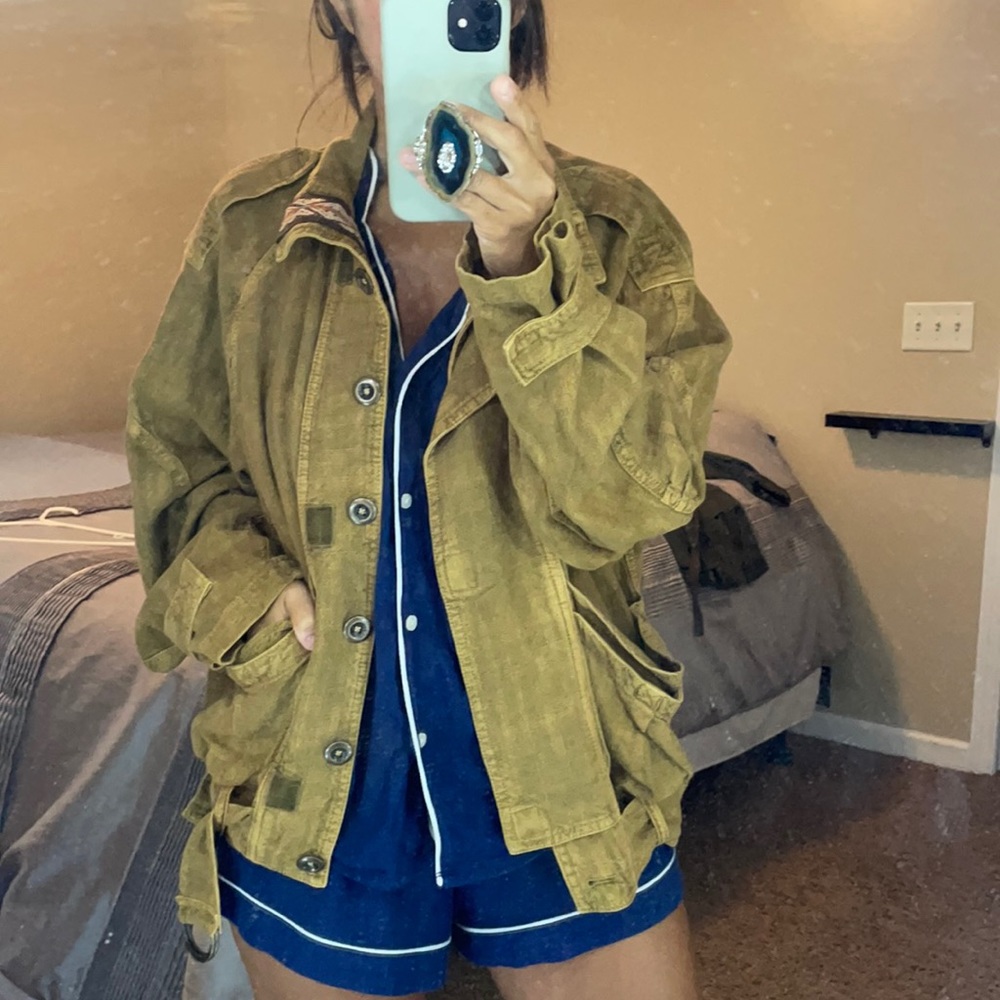 Free people military jacket
